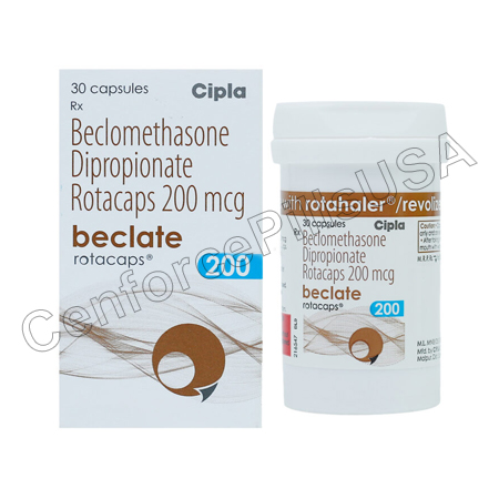 Beclate Rotacaps 200 Mcg