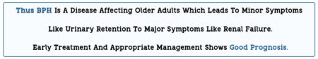 Problems Of Urinary Retention Triggered By Benign Prostatic Hyperplasia 
